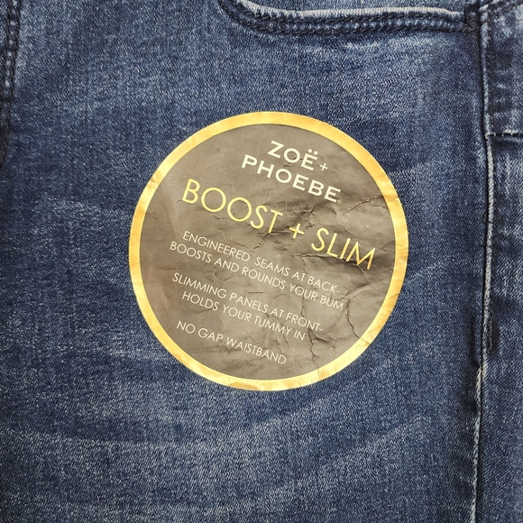 Zoe + Pheobe Jeans Boost and Slim High Rise Boot Cut Size 6 - Picture 6 of 7